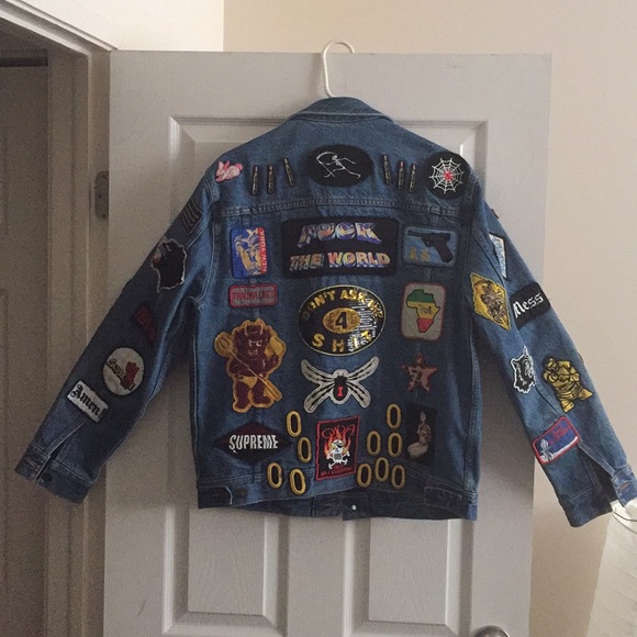 Supreme Trucker Patch Jean jacket - Picture 3 of 4